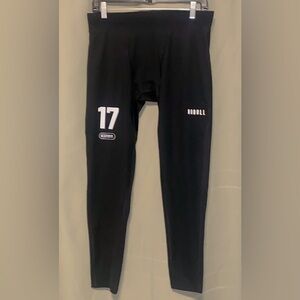 NOBULL NFL Combine Authentic #17 Black Training Compression Tight Mens   XL